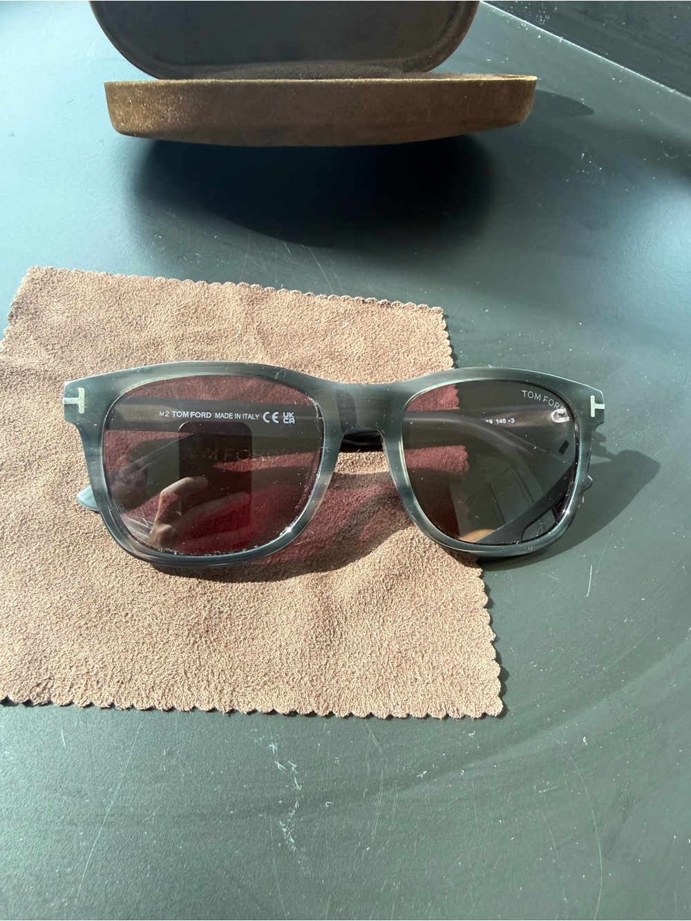 Tom Ford gray sunglasses Eric 55mm